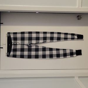 WOMENS OLD NAVY PLAID THERMAL PAJAMA JOGGERS SIZE SMALL TALL